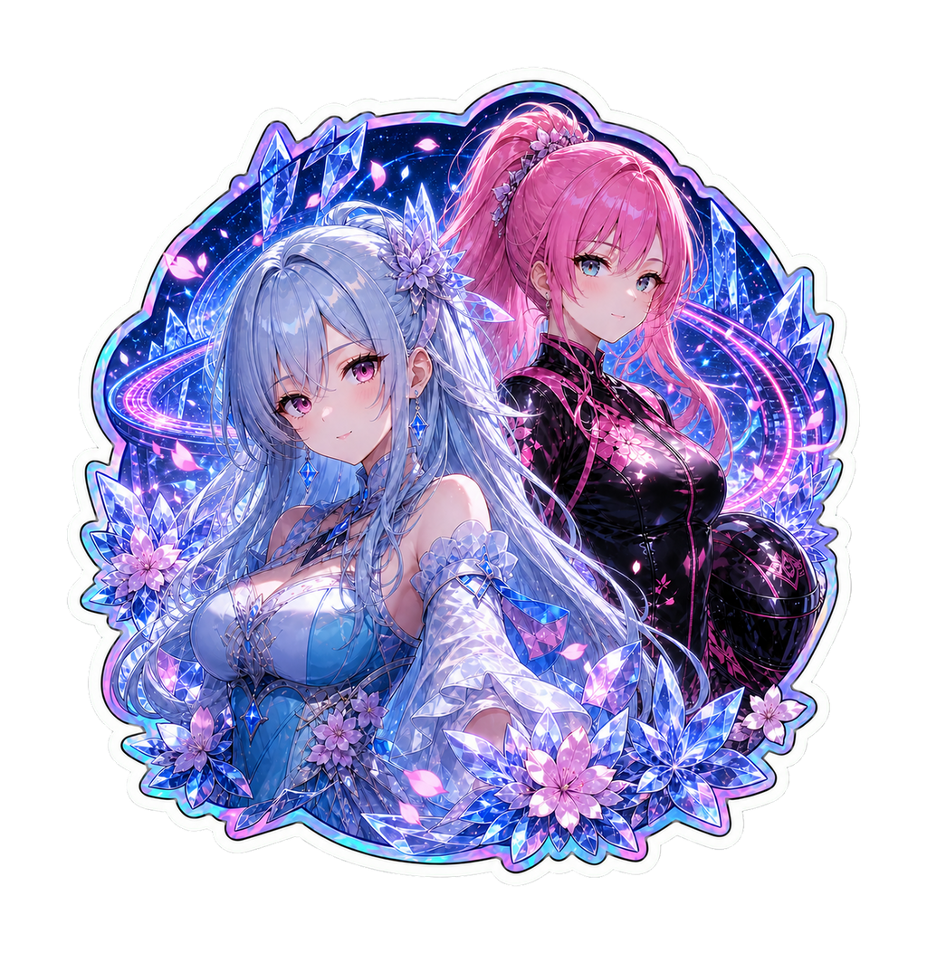 Pinky Driver Crystalline Speed Sticker Set