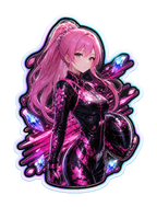 Pinky Driver Crystalline Speed Sticker Set