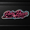 Pinky Driver high tack die cut sticker logo