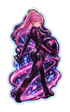 Pinky Driver Crystalline Speed Sticker Set
