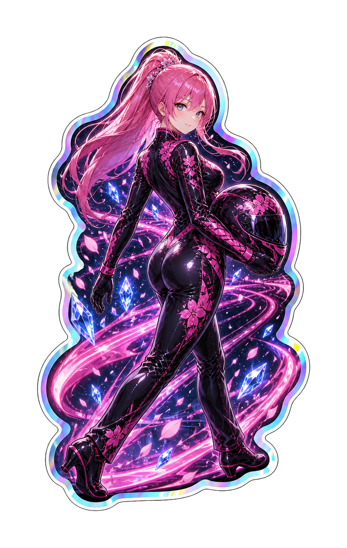 Pinky Driver Crystalline Speed Sticker Set