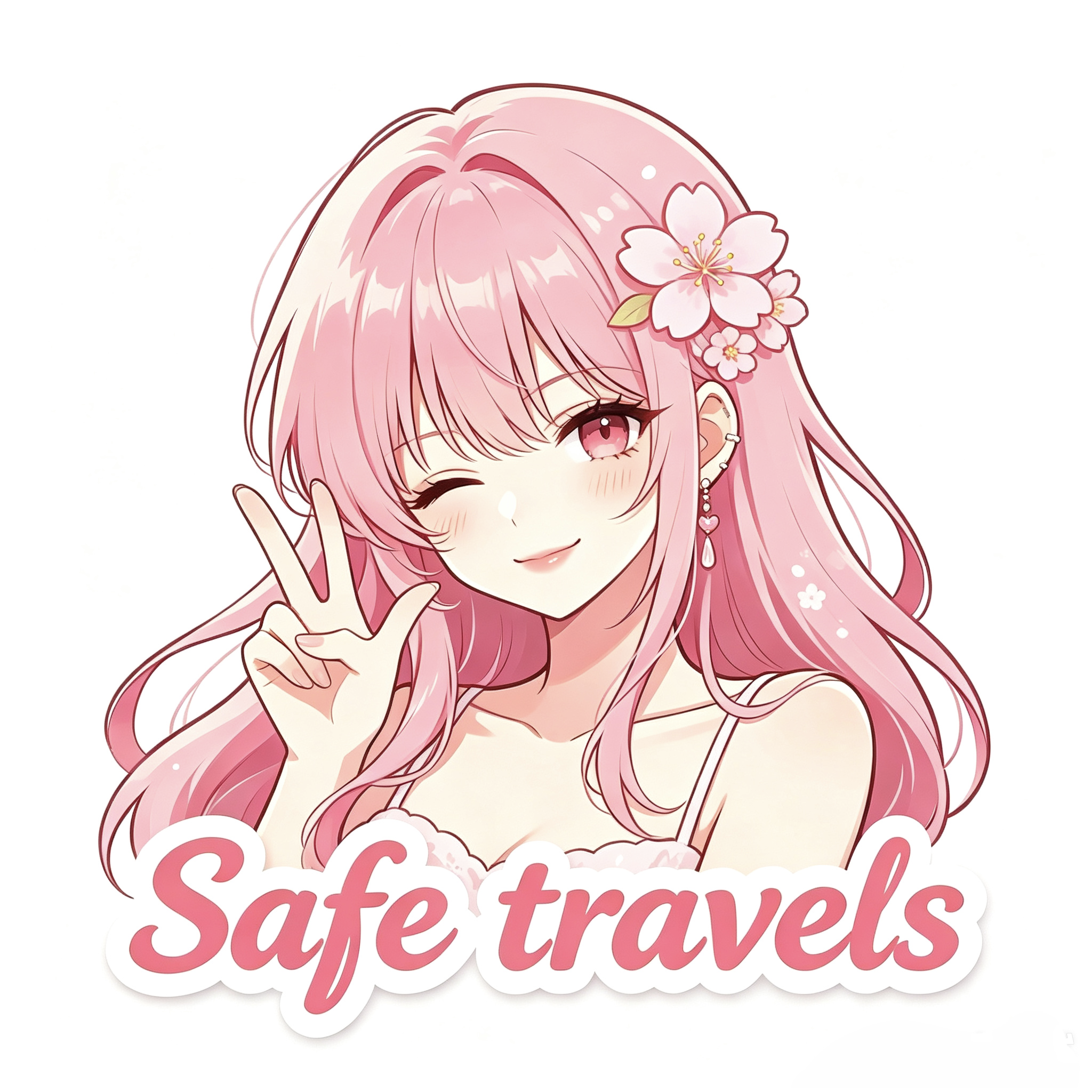 Anime Girl Sticker Set - Series 1