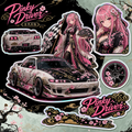 Pinky Driver Ancient Jade Drift Coupe Sticker Set product view 1