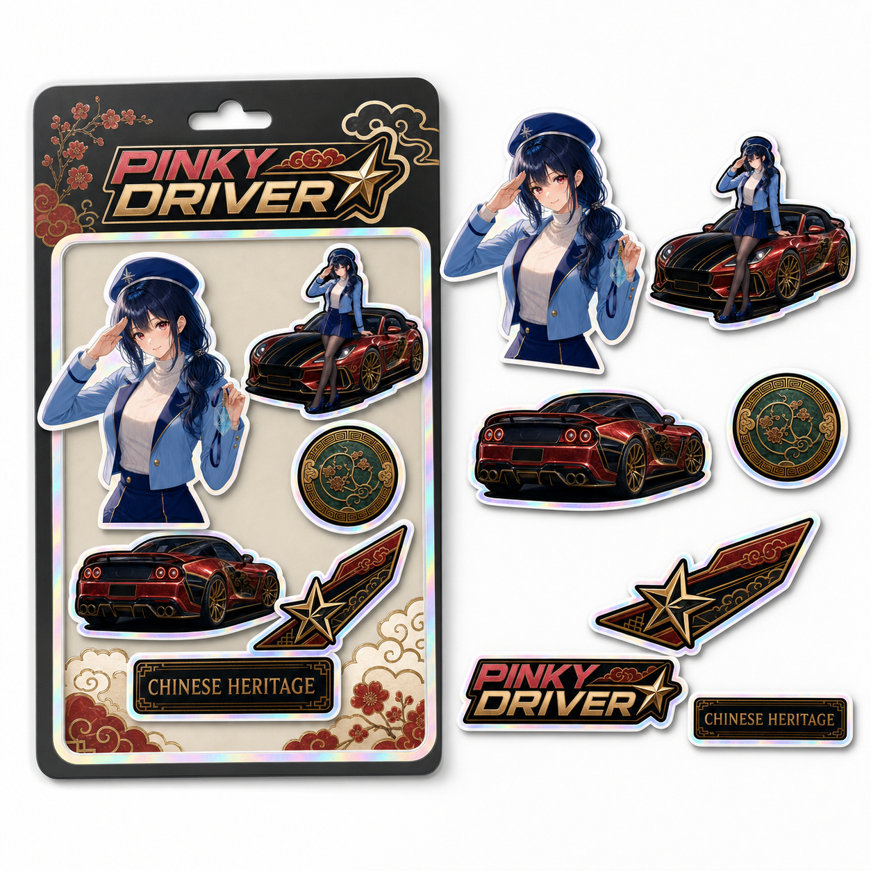 Pinky Driver Chinese Heritage Style Pack product view 2