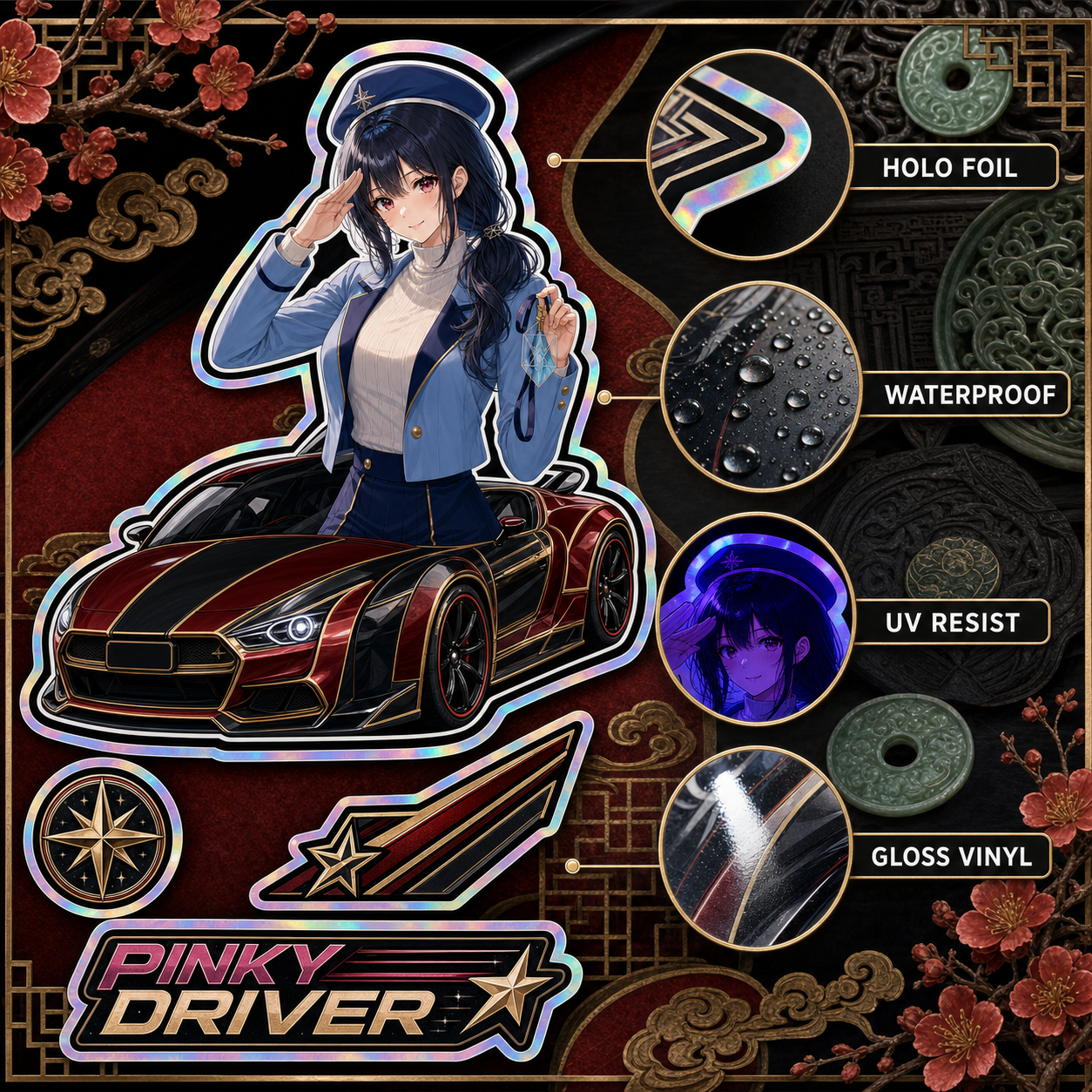 Pinky Driver Chinese Heritage Style Pack product view 3