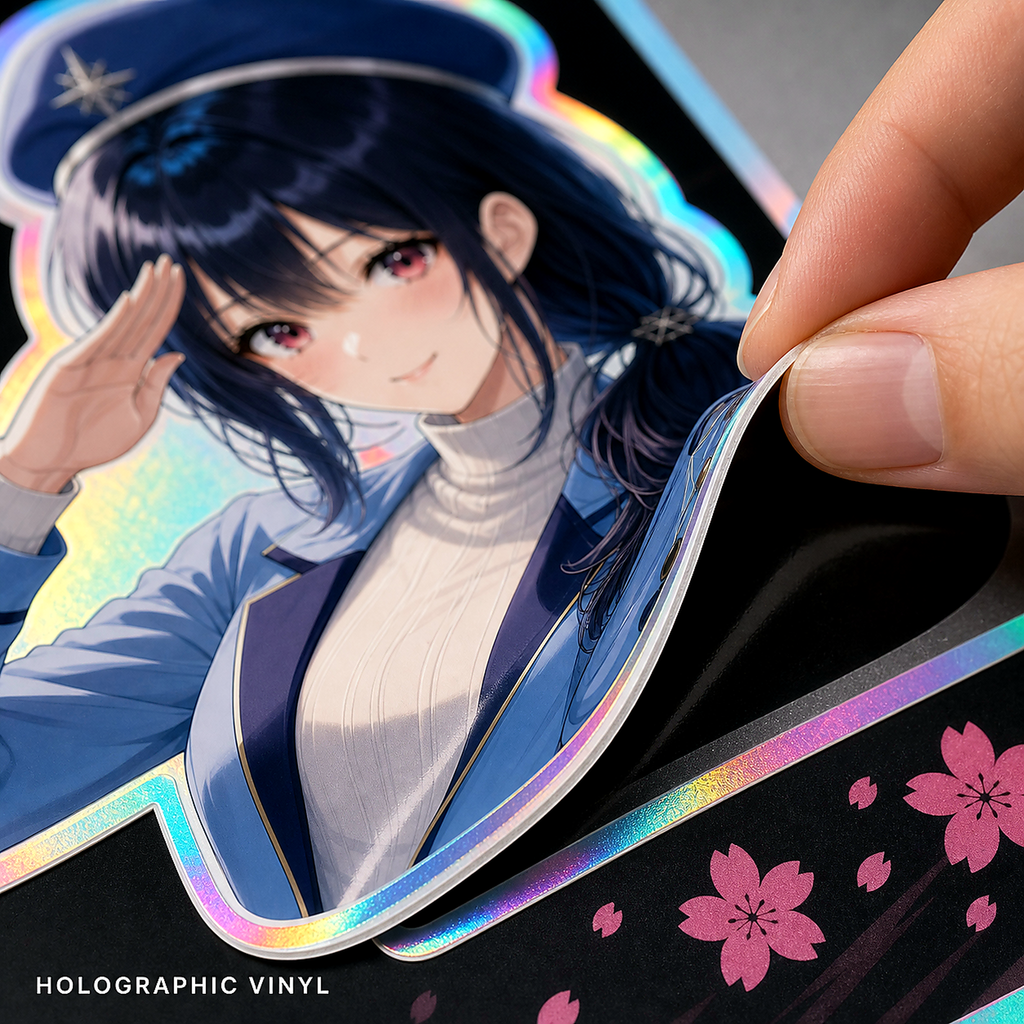 Pinky Driver Midnight Navy Holographic Decal Set product view 2