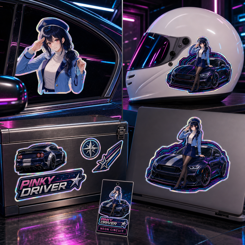 Pinky Driver Neon Circuit Style Pack product view 4