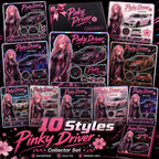 Pinky Driver Premium Gift Box sticker set bundle view
