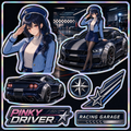 Pinky Driver Blue Racing Garage Style Pack product hero
