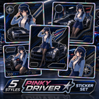 Pinky Driver Blue Racing Garage Style Pack product view 5