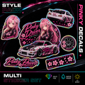 Pinky Driver Sakura Multi Sticker Set product hero