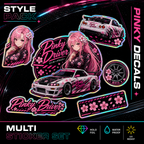 Pinky Driver Sakura Multi Sticker Set product hero