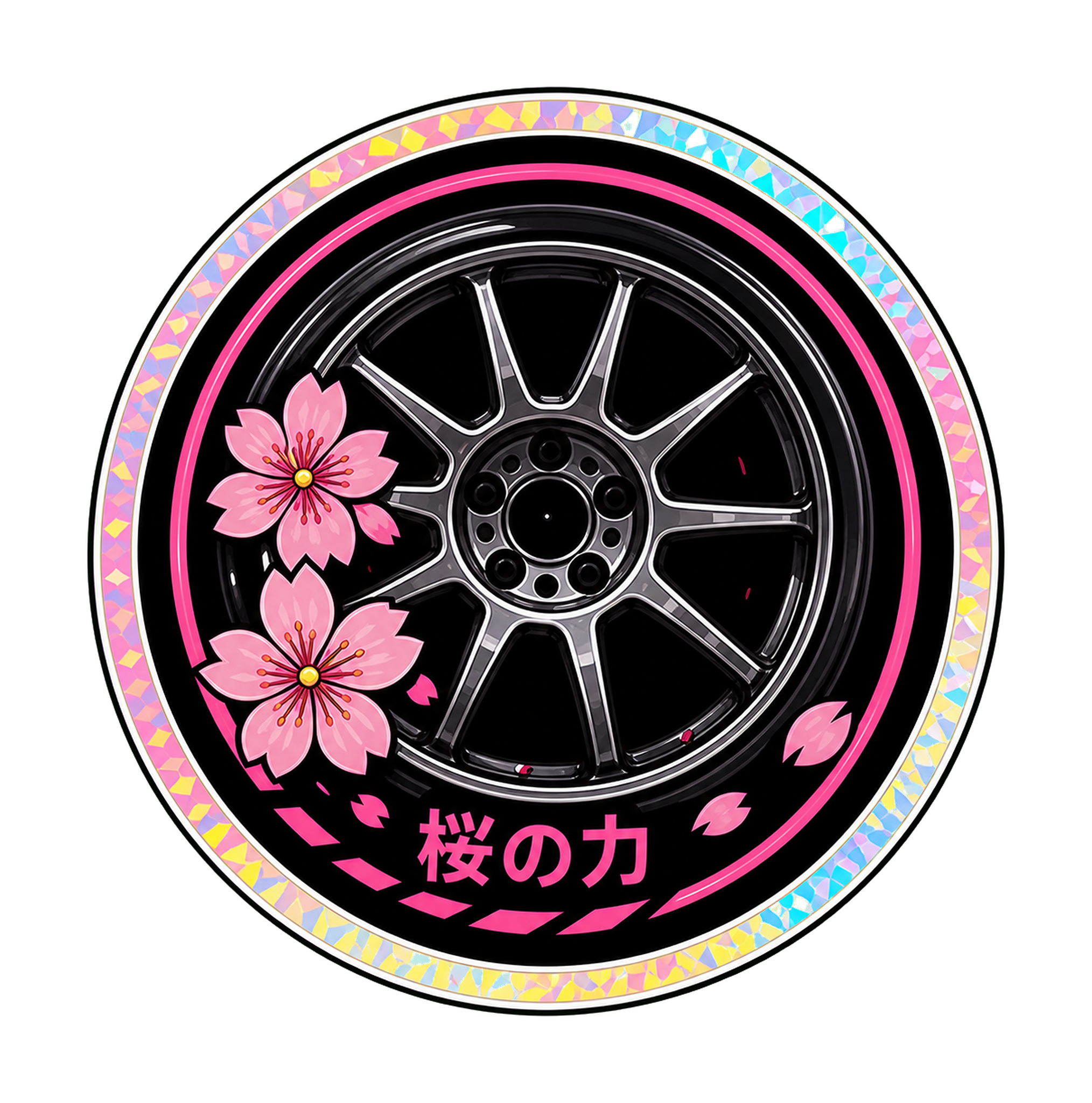 Pinky Driver Sakura Multi Sticker Set product view 5