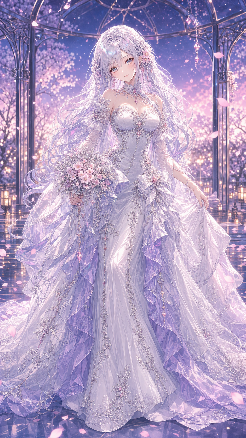 Pinky Driver Silver Bridal Art Set – Series 02 product view 2